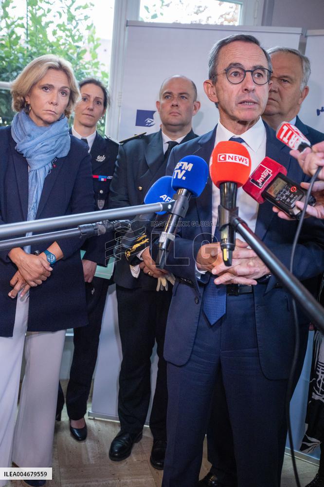 Bruno Retailleau Visit To Focused on Municipal Police - Sartrouville