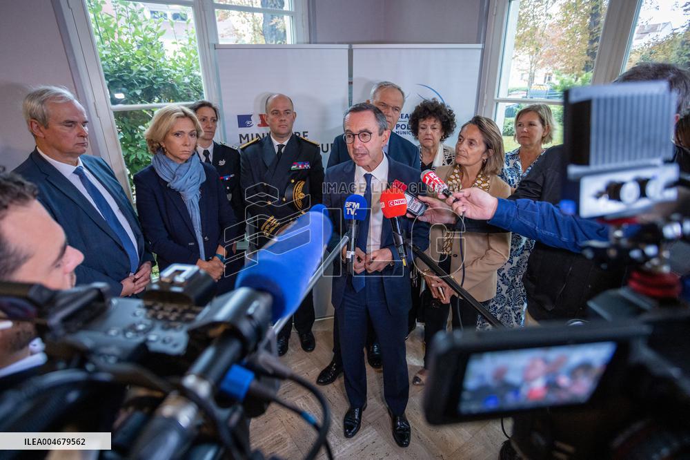 Bruno Retailleau Visit To Focused on Municipal Police - Sartrouville