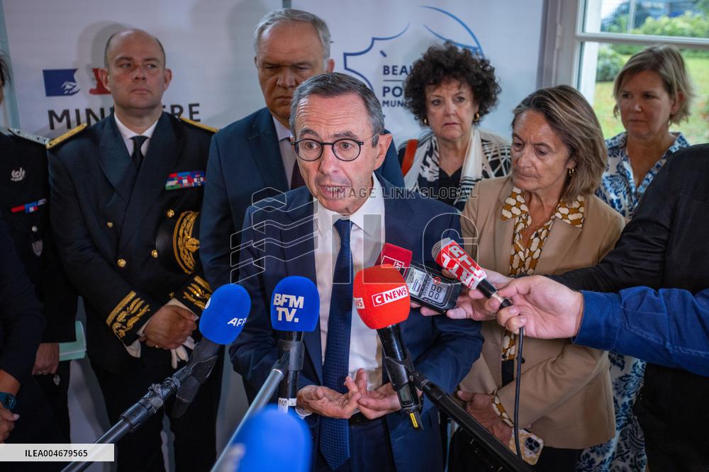 Bruno Retailleau Visit To Focused on Municipal Police - Sartrouville