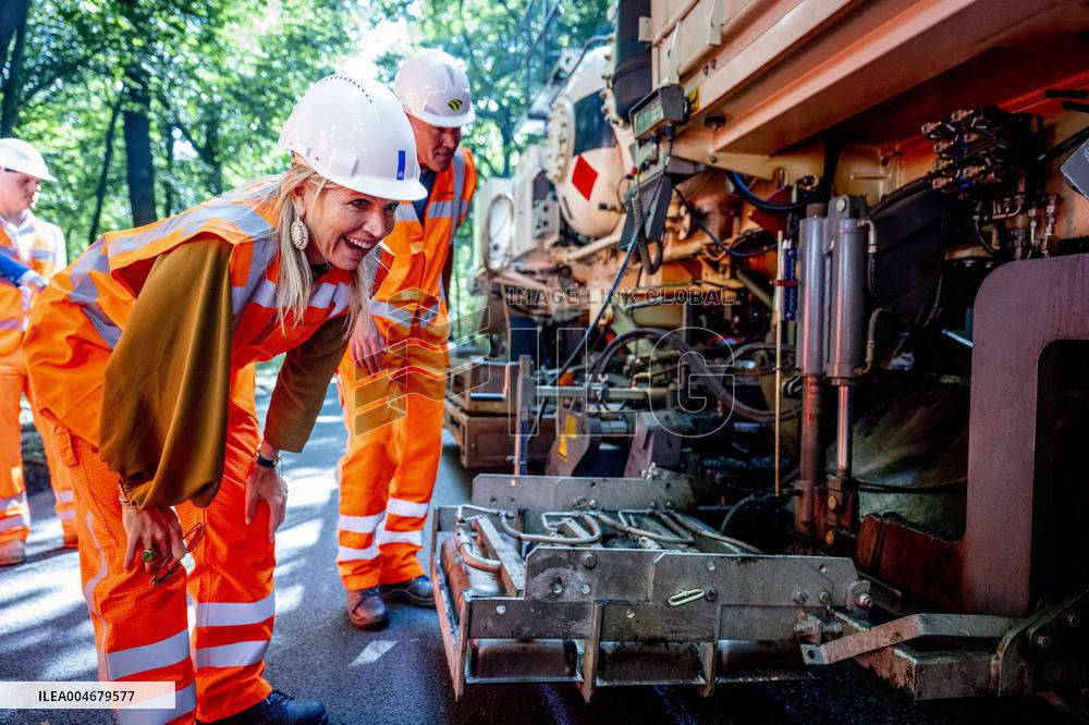 Queen Maxima Working Visit to Infra Sector - The Netherlands