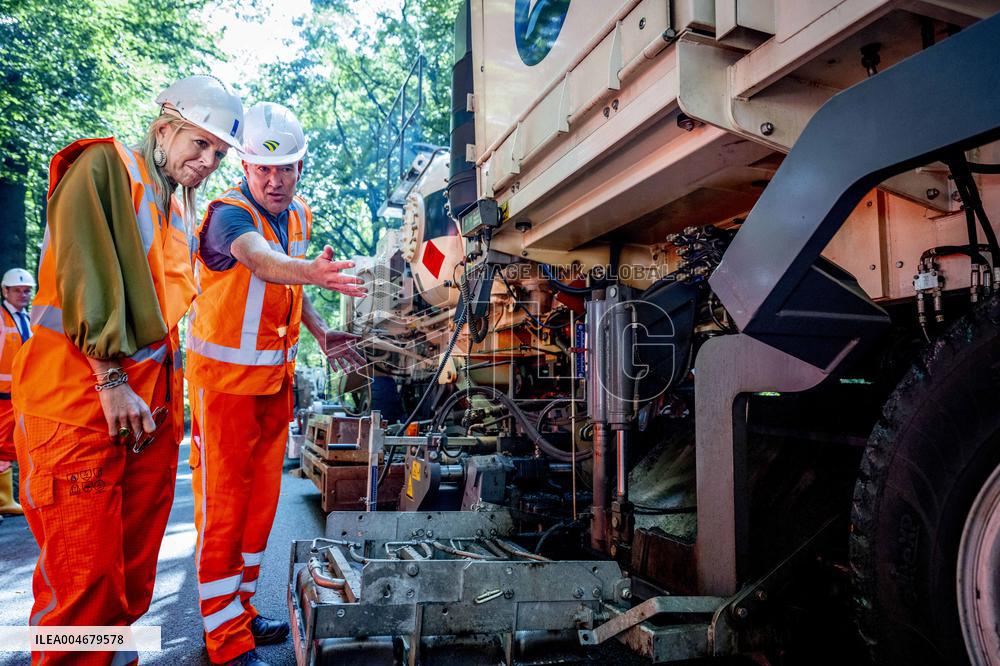 Queen Maxima Working Visit to Infra Sector - The Netherlands