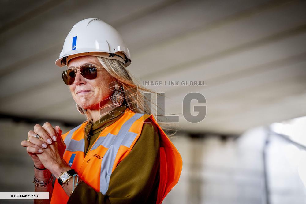 Queen Maxima Working Visit to Infra Sector - The Netherlands