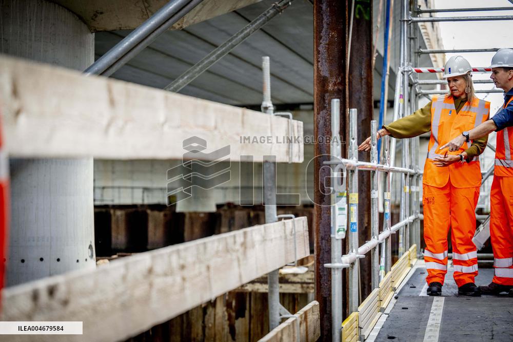Queen Maxima Working Visit to Infra Sector - The Netherlands