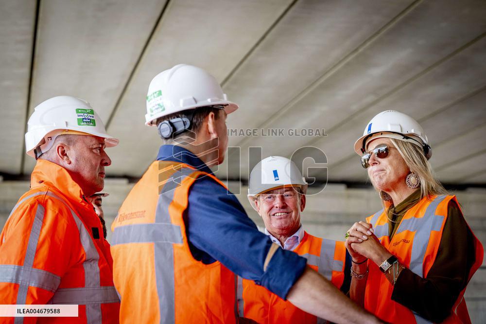 Queen Maxima Working Visit to Infra Sector - The Netherlands