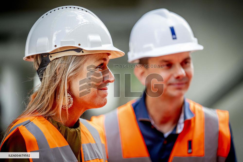 Queen Maxima Working Visit to Infra Sector - The Netherlands