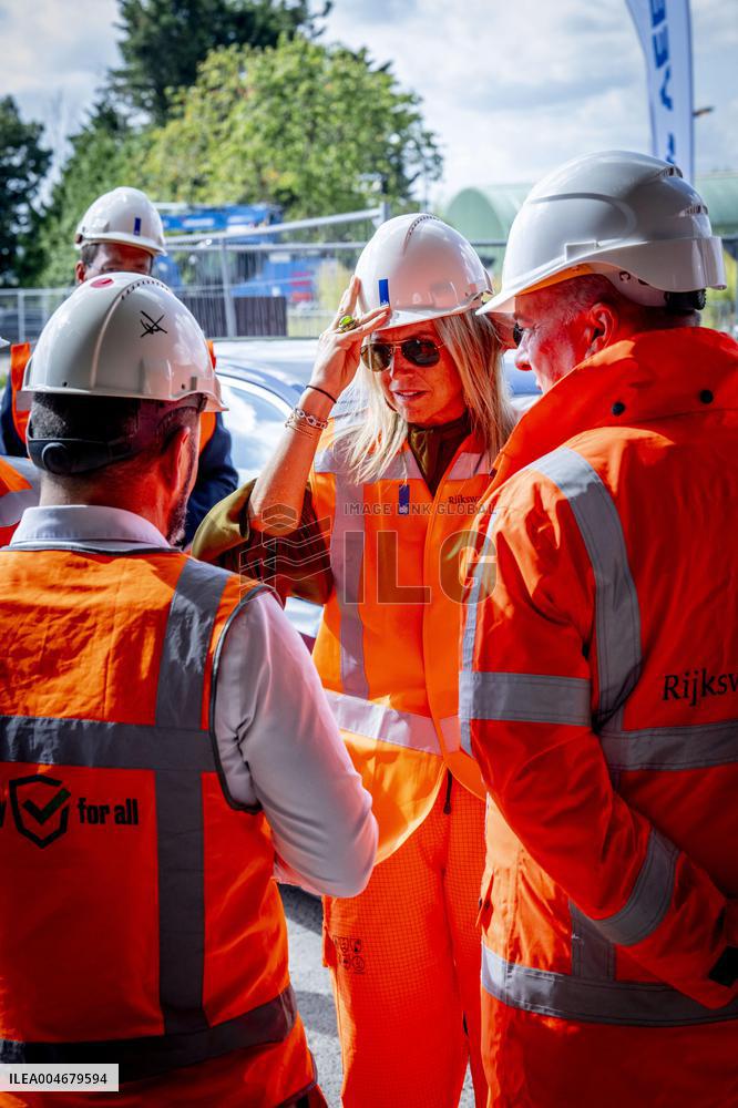 Queen Maxima Working Visit to Infra Sector - The Netherlands