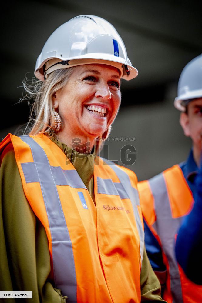 Queen Maxima Working Visit to Infra Sector - The Netherlands
