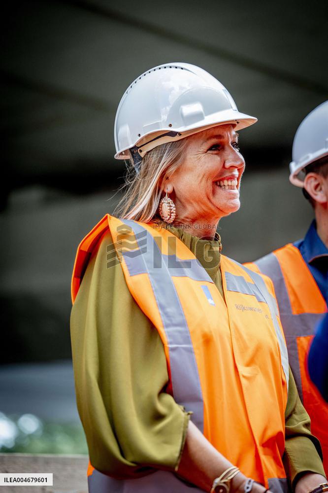 Queen Maxima Working Visit to Infra Sector - The Netherlands