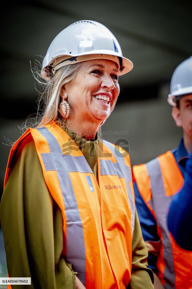 Queen Maxima Working Visit to Infra Sector - The Netherlands