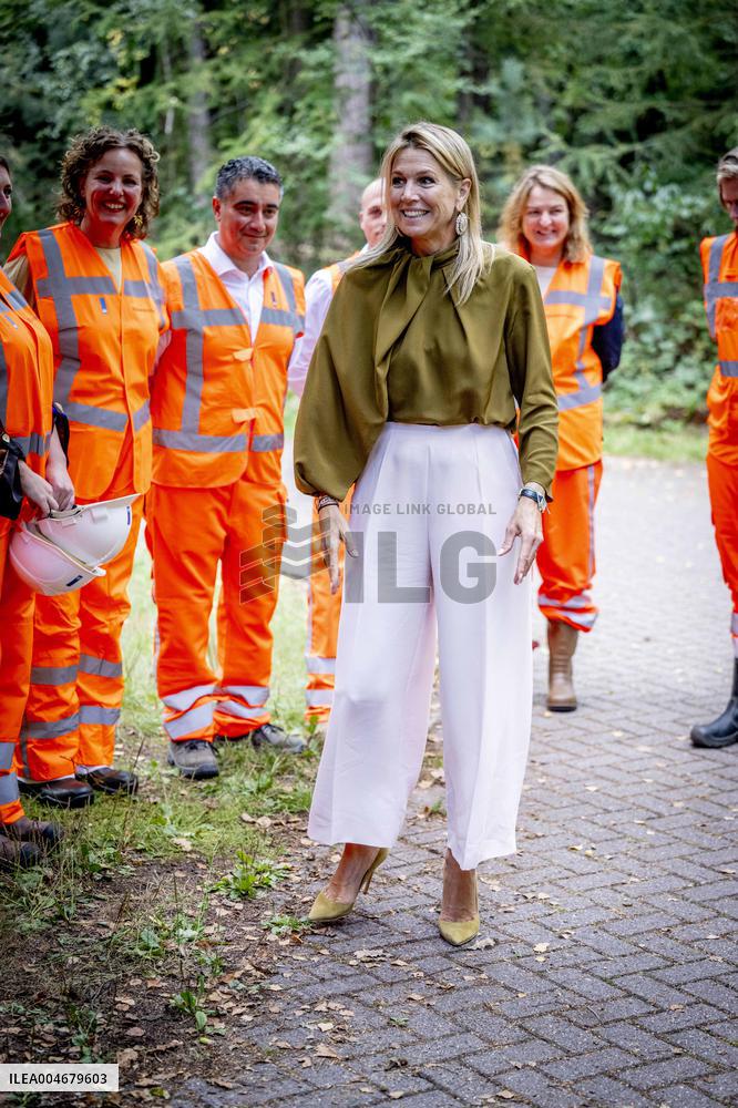 Queen Maxima Working Visit to Infra Sector - The Netherlands