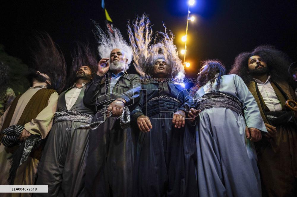 Erbil Dervishes Celebrate Prophets Birth - Iraq