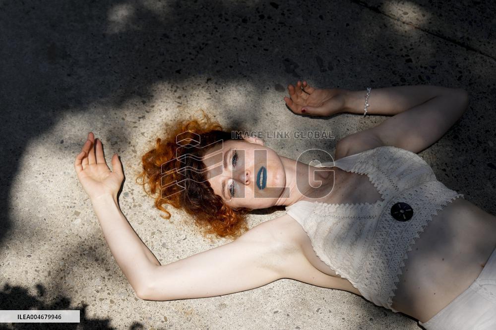 Portrait of Singer Kiesza in Toronto