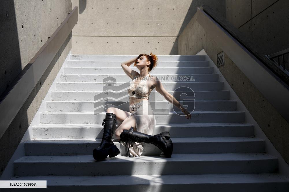 Portrait of Singer Kiesza in Toronto