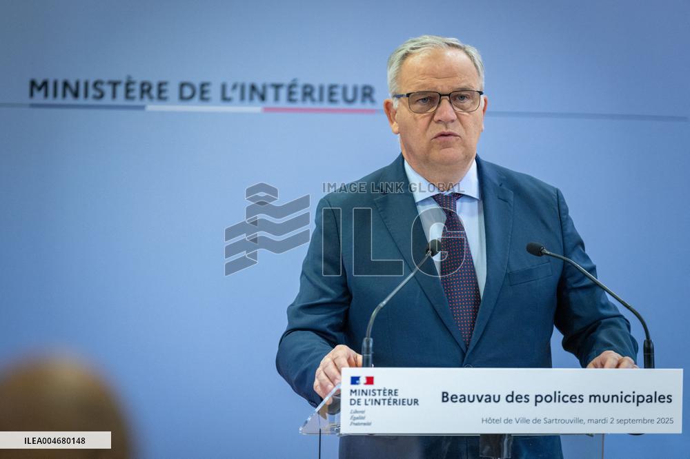 Bruno Retailleau Visit To Focused on Municipal Police - Sartrouville