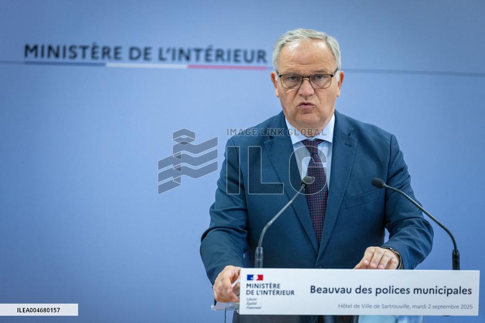 Bruno Retailleau Visit To Focused on Municipal Police - Sartrouville