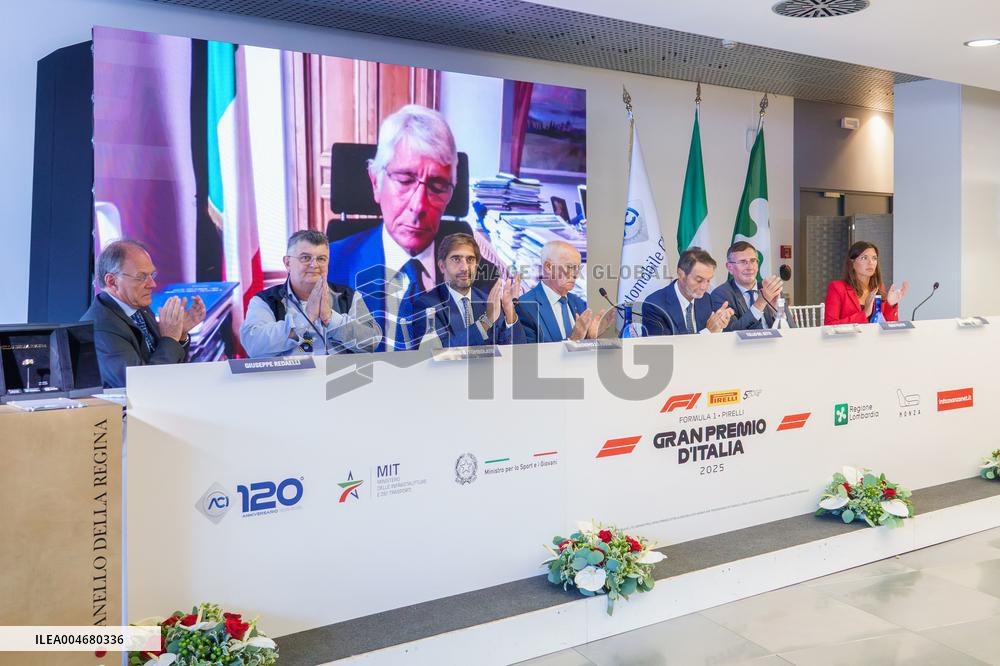 MOTORI - Formula 1 - Pirelli Gran Premio d'Italia 2025 - Press Conference