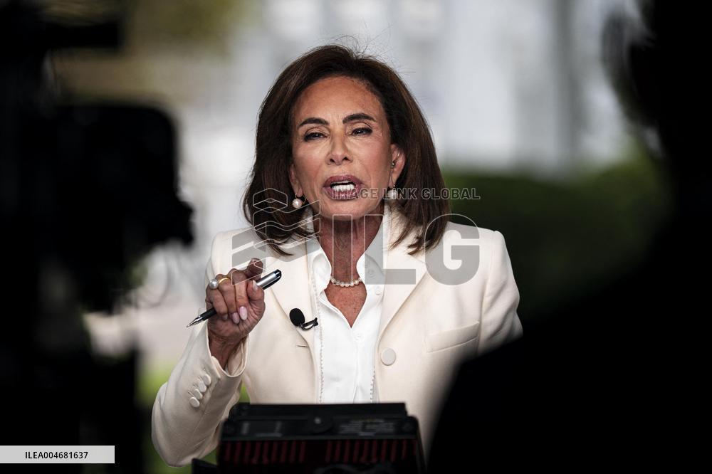 Jeanine Pirro During A Television Interview - DC