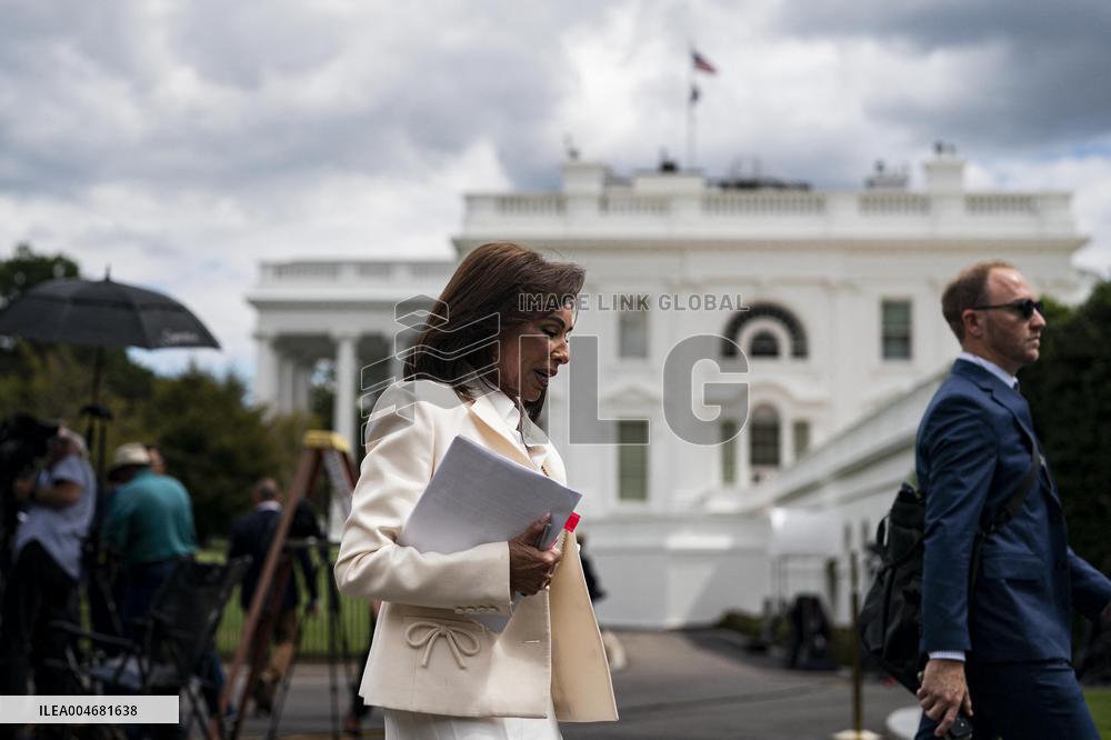 Jeanine Pirro During A Television Interview - DC