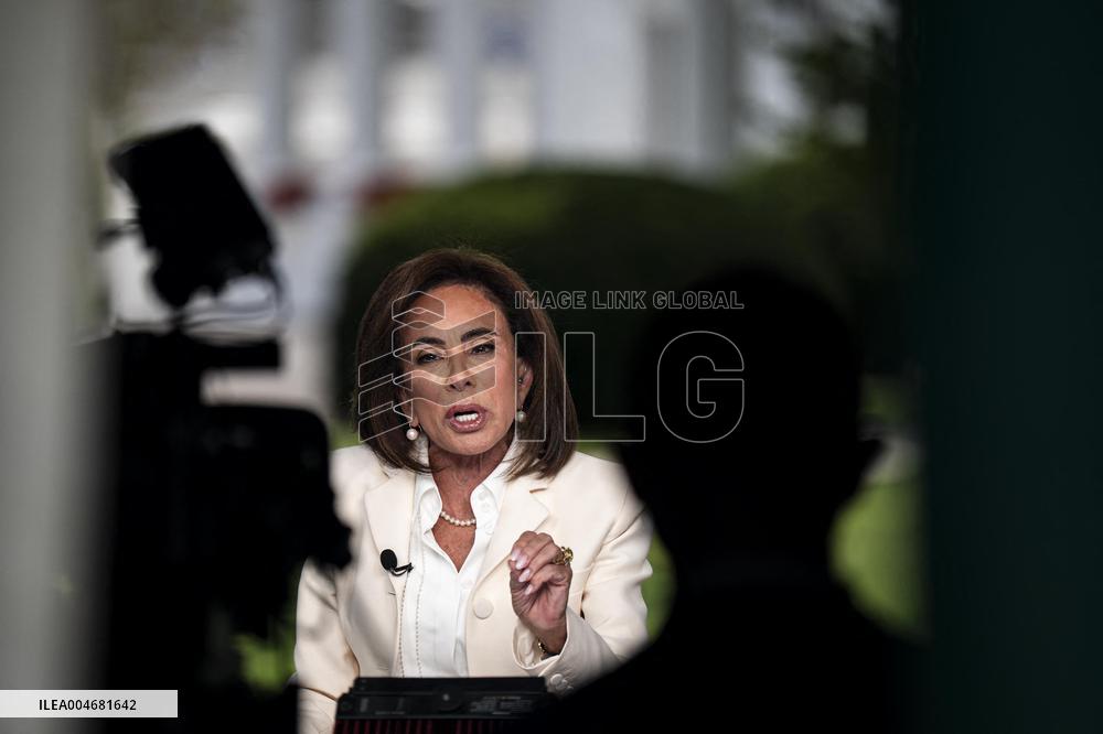 Jeanine Pirro During A Television Interview - DC