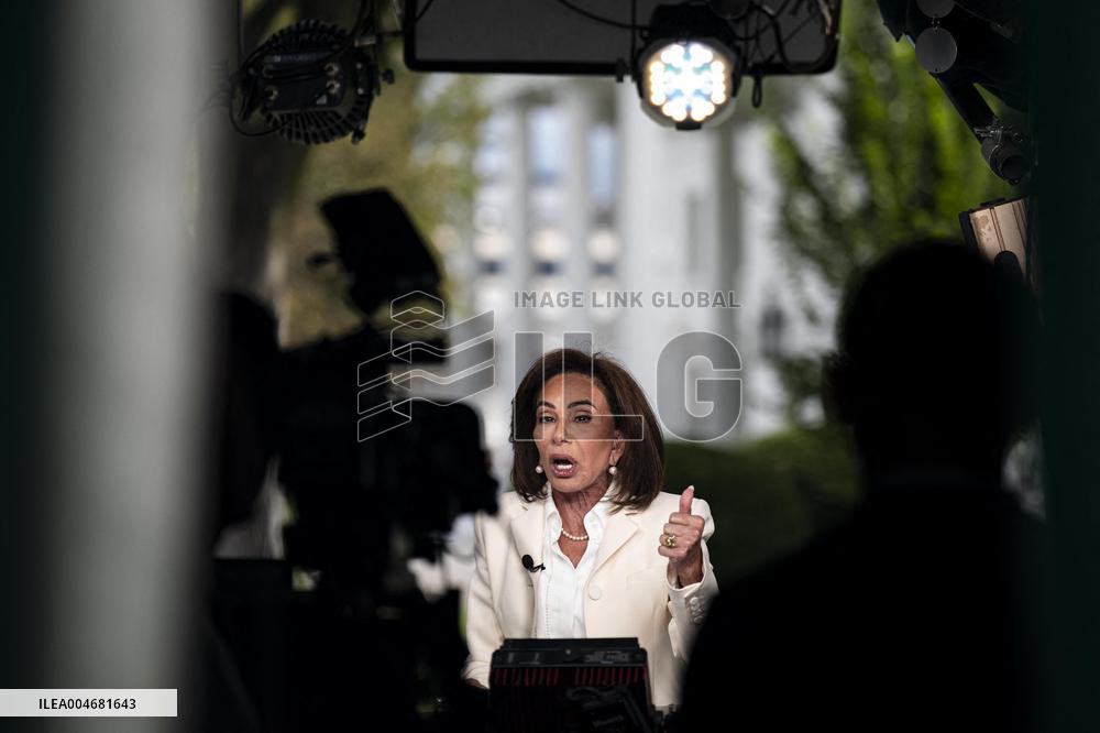 Jeanine Pirro During A Television Interview - DC