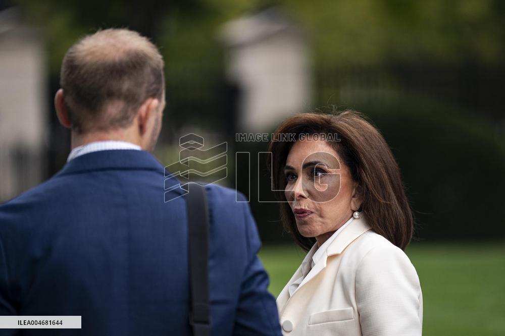 Jeanine Pirro During A Television Interview - DC