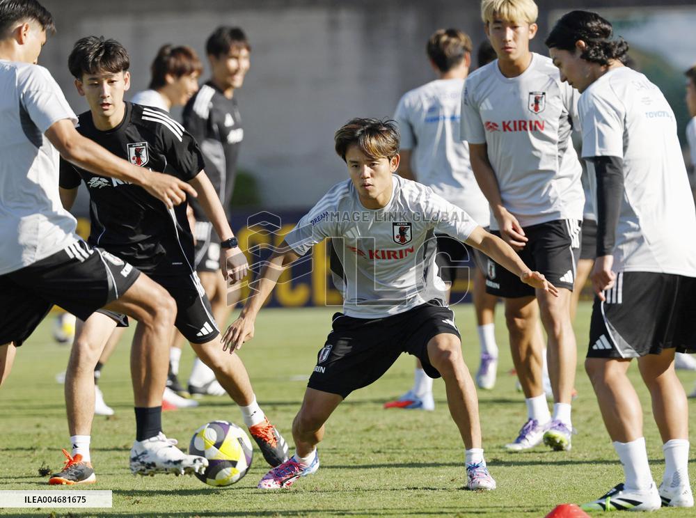 Football: Friendly between Japan and Mexico