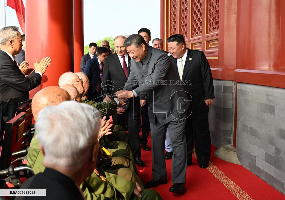 Xi Jinping, Putin and Kim Jong-un Attends V-Day Commemorations In Beijing - Chin
