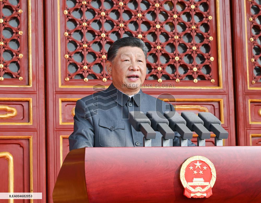 Xi Jinping, Putin and Kim Jong-un Attends V-Day Commemorations In Beijing - Chin