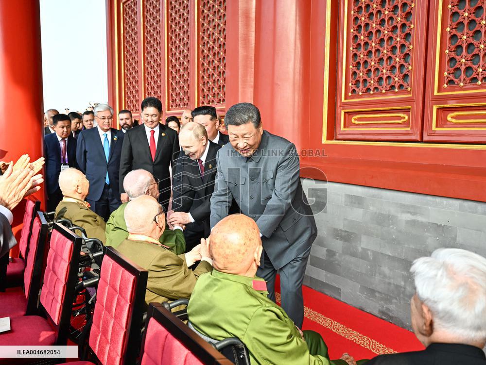Xi Jinping, Putin and Kim Jong-un Attends V-Day Commemorations In Beijing - Chin