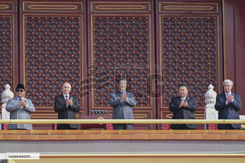 Xi Jinping, Putin and Kim Jong-un Attends V-Day Commemorations In Beijing - Chin