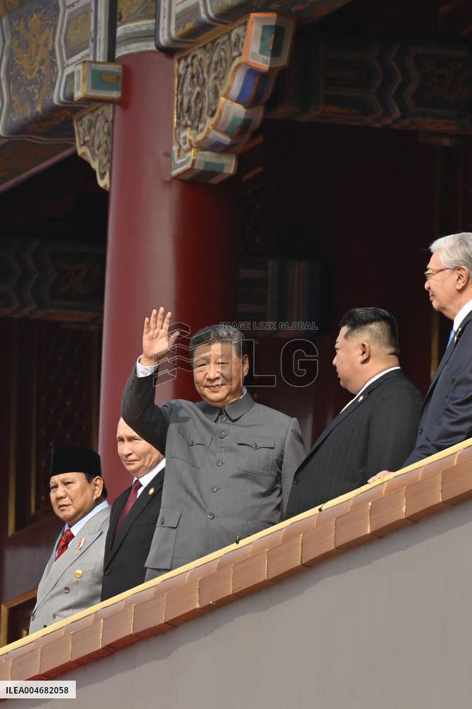Xi Jinping, Putin and Kim Jong-un Attends V-Day Commemorations In Beijing - Chin