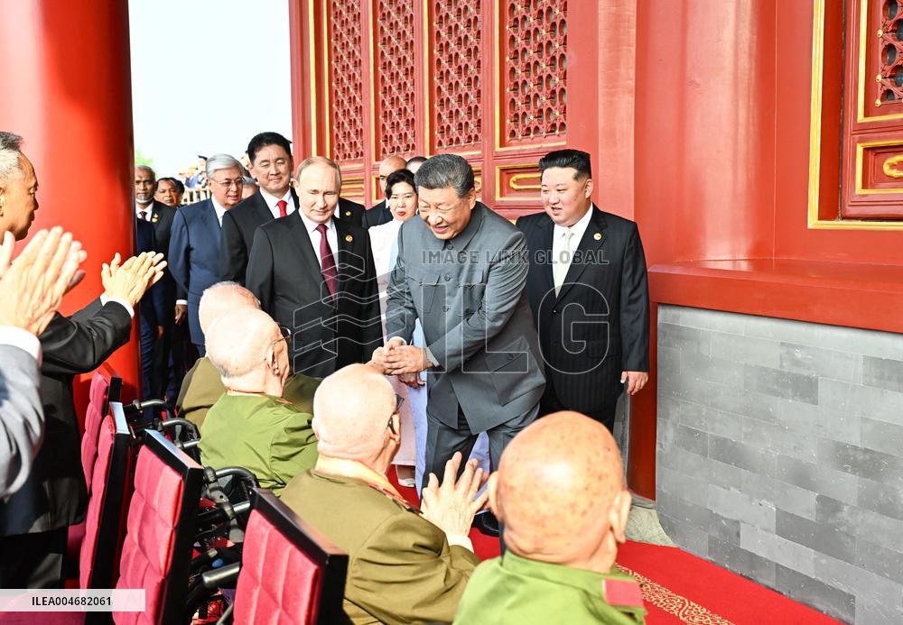 Xi Jinping, Putin and Kim Jong-un Attends V-Day Commemorations In Beijing - Chin