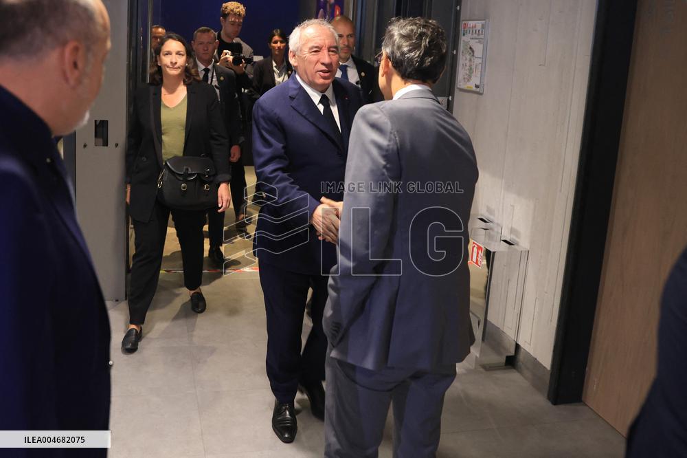 Exclusive - Francois Bayrou On RMC/BFMTV - Paris