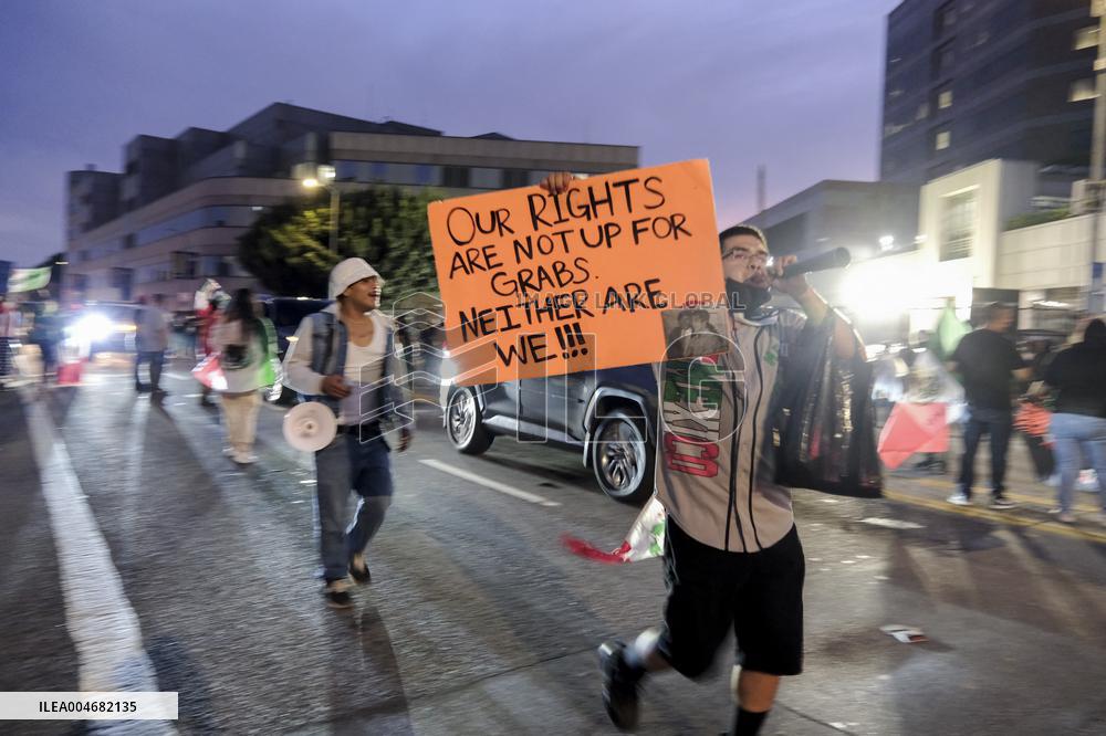 Anti ICE Demonstrations - LA