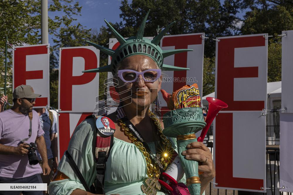 US Anti Trump Protest - Washington
