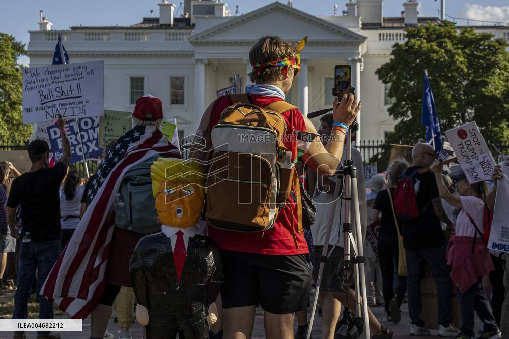 US Anti Trump Protest - Washington