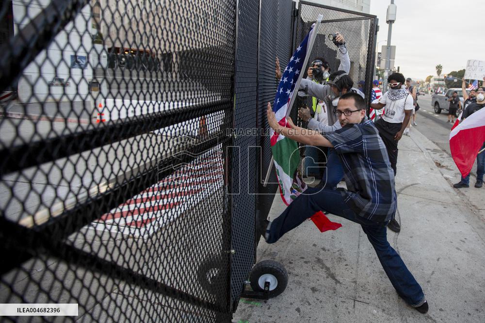 Anti ICE Demonstrations - LA
