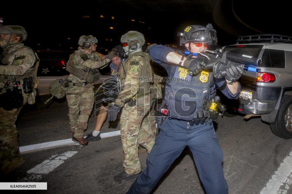 Anti ICE Demonstrations - LA