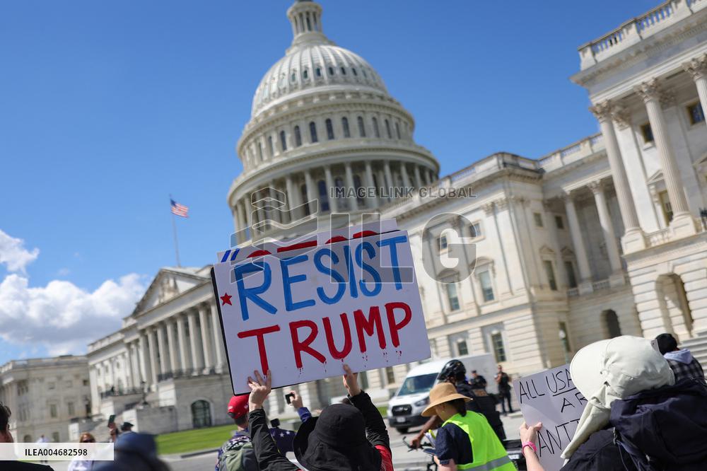 US Anti Trump Protest - Washington