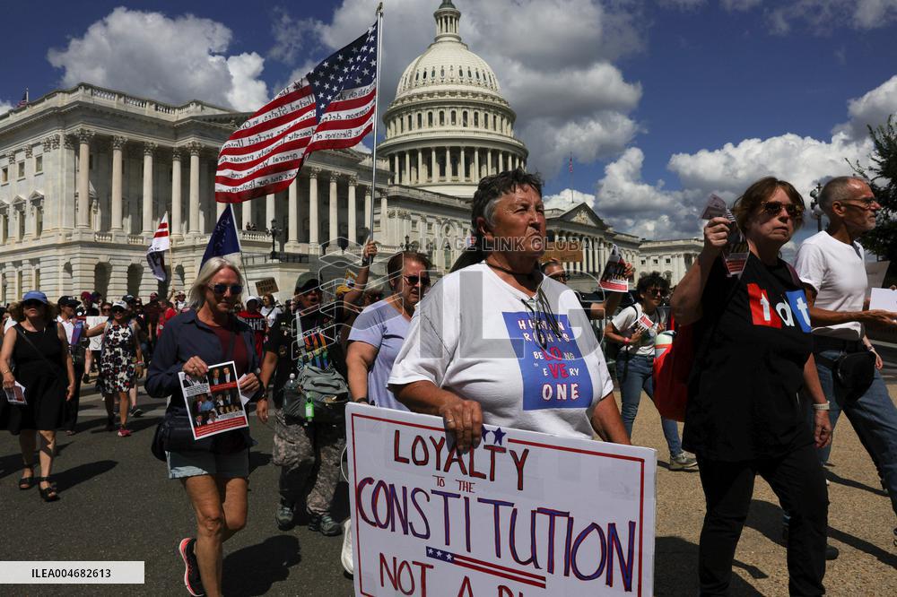 US Anti Trump Protest - Washington