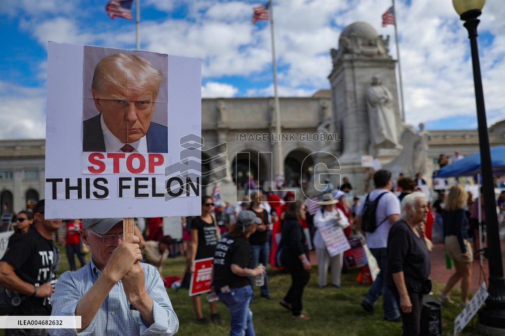US Anti Trump Protest - Washington