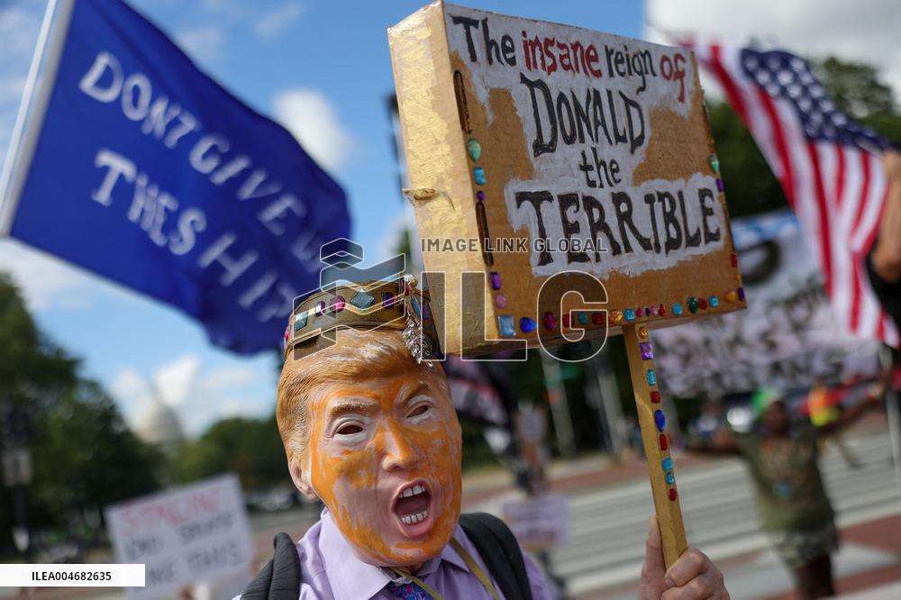 US Anti Trump Protest - Washington
