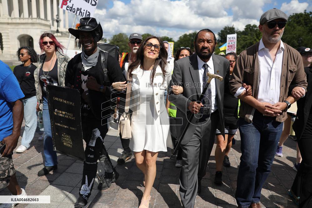 US Anti Trump Protest - Washington