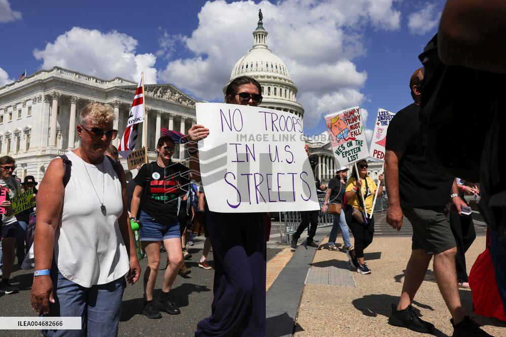 US Anti Trump Protest - Washington