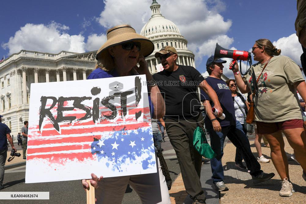 US Anti Trump Protest - Washington
