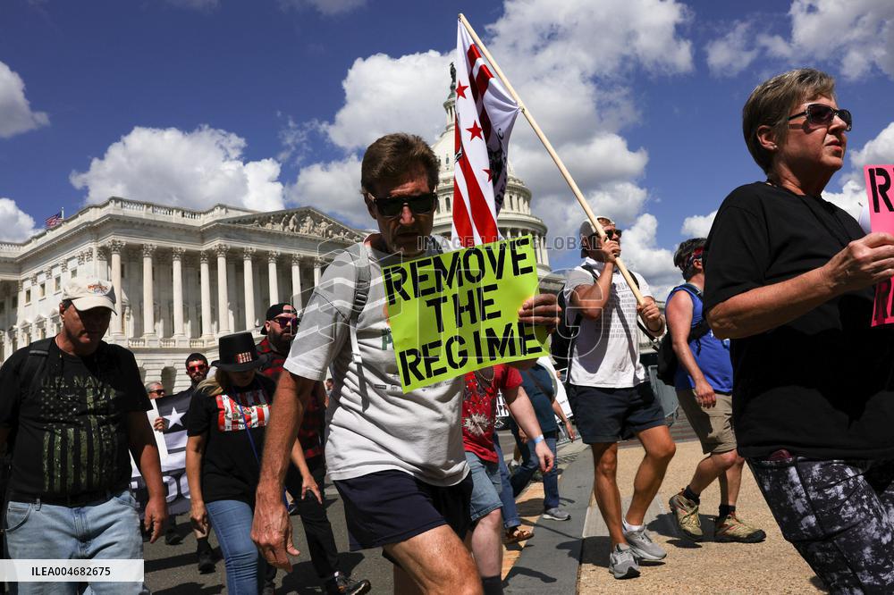 US Anti Trump Protest - Washington