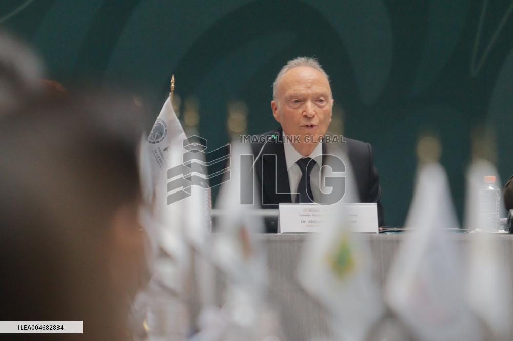 President Claudia Sheinbaum at National Public Security Council Meeting - Mexico City