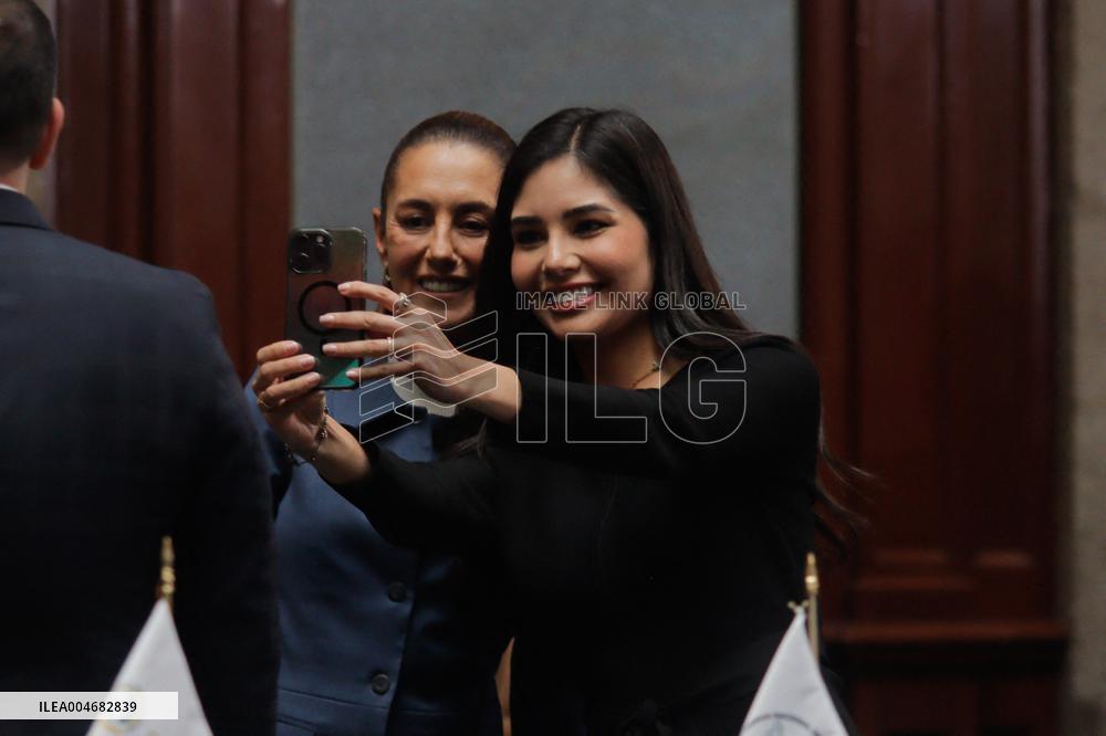 President Claudia Sheinbaum at National Public Security Council Meeting - Mexico City