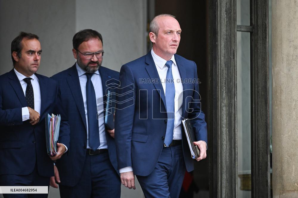 Council of Ministers at the Elysee Palace FA