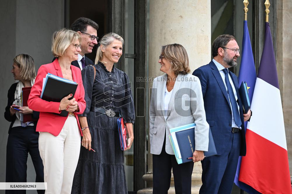Council of Ministers at the Elysee Palace FA